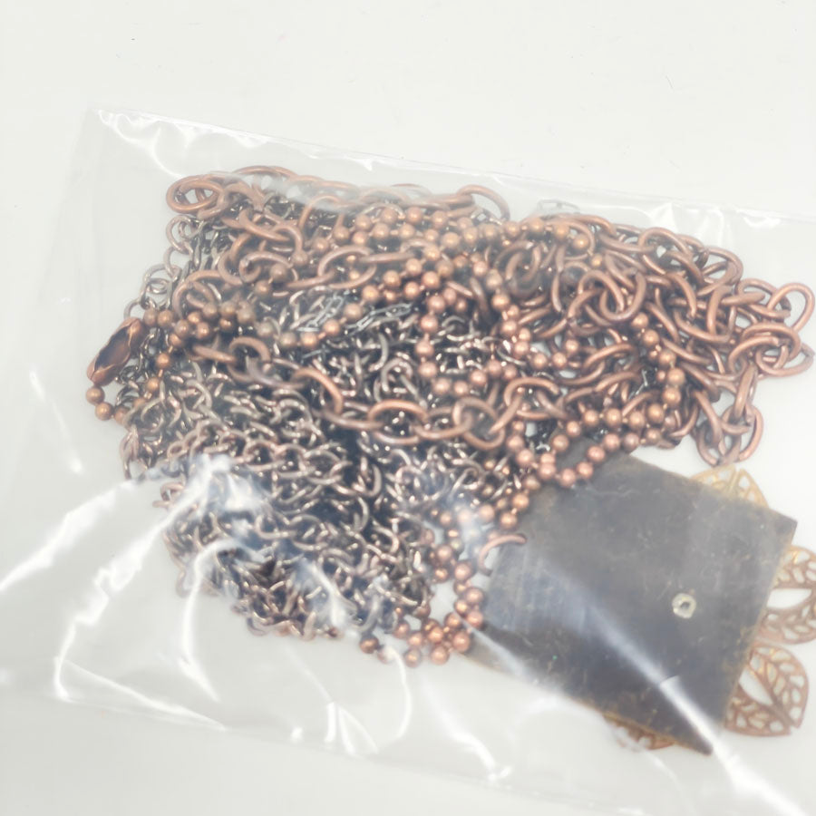 Brass Chain and Pendants