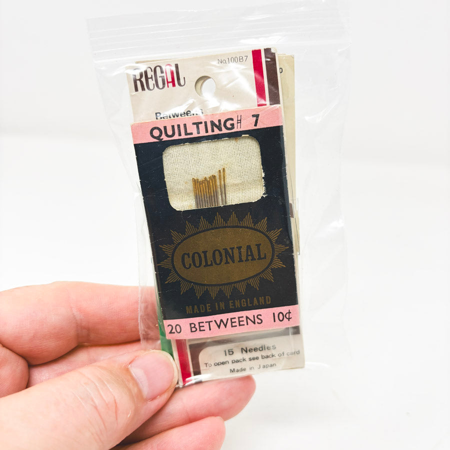 Bundle of Four Hand Sewing Needles - Partial Packs