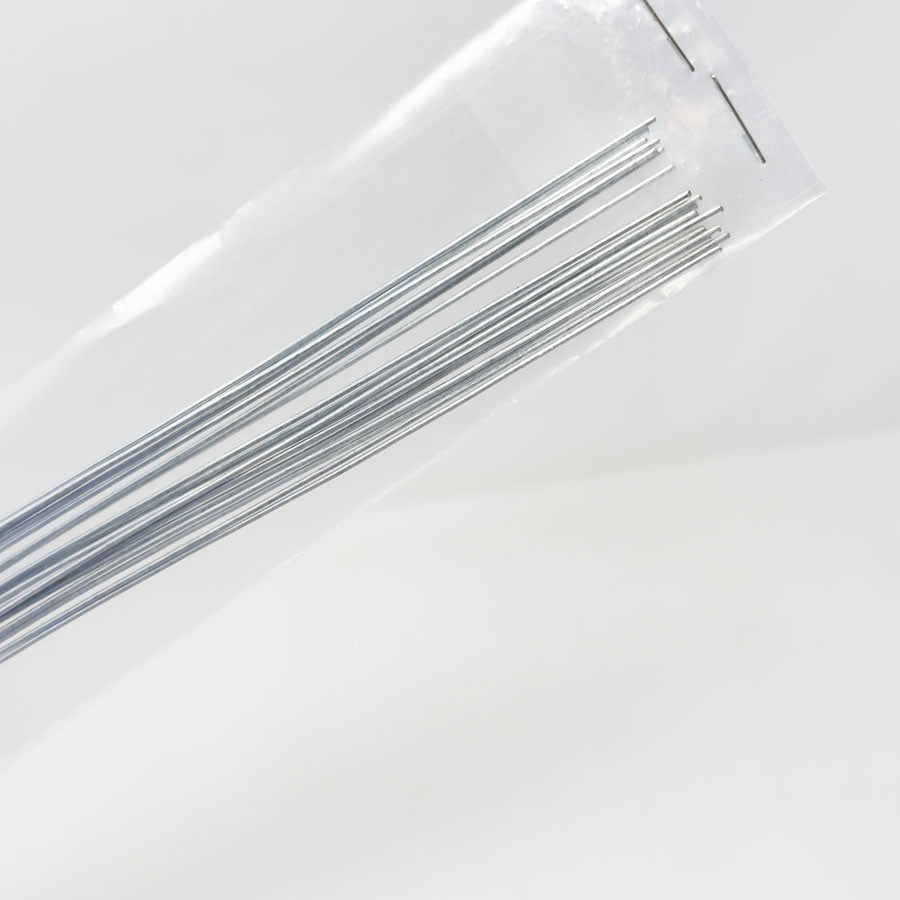 18" Silver Stem Wire - 19 Pieces