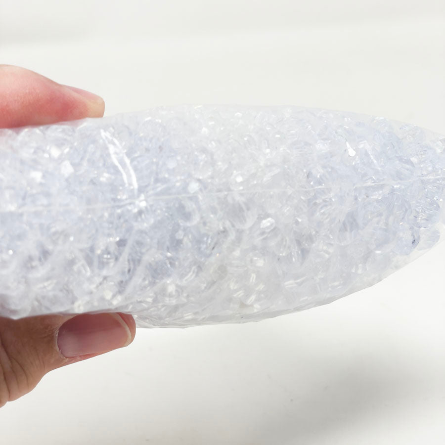 Faceted Clear Plastic Beads