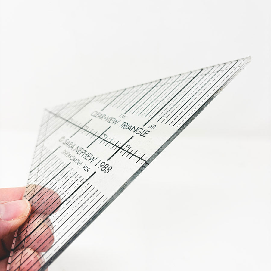 Clear View Triangle Quilting Ruler