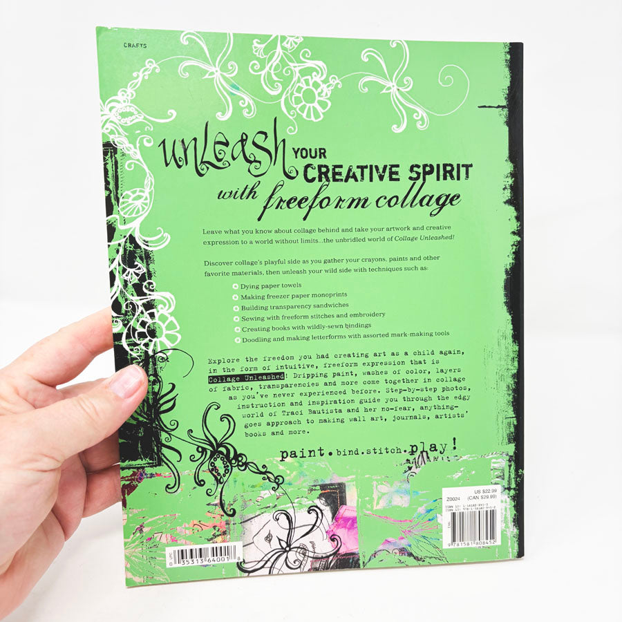 Collage Unleashed Book by Traci Bautista