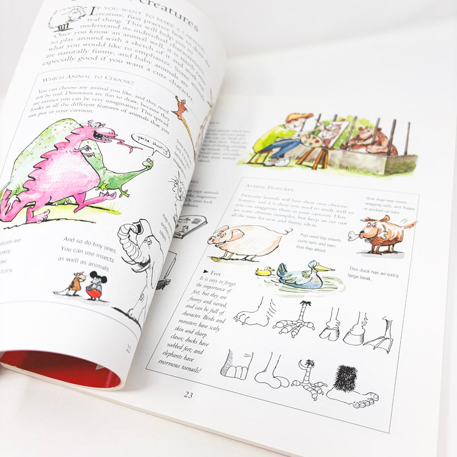 How To Draw and Paint Cartoons and Animation Book by Paul Johnson