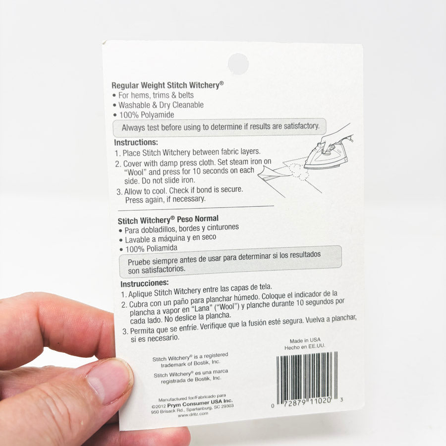 Dritz Stitch Witchery Fusible Bonding Web