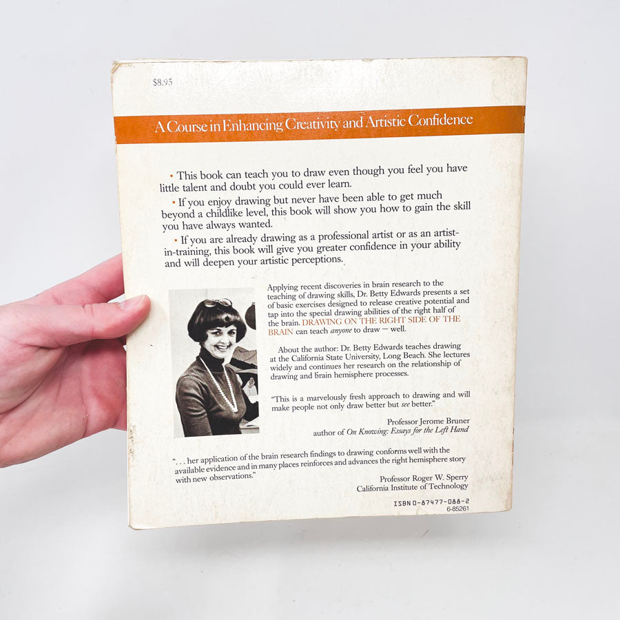 Drawing on the Right Side of the Brain Book by Betty Edwards