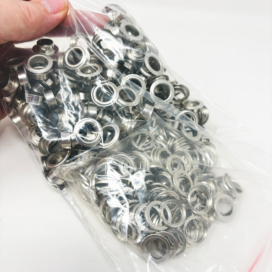 Big Bundle – Appx. 7/8" Silver Lightweight Grommets