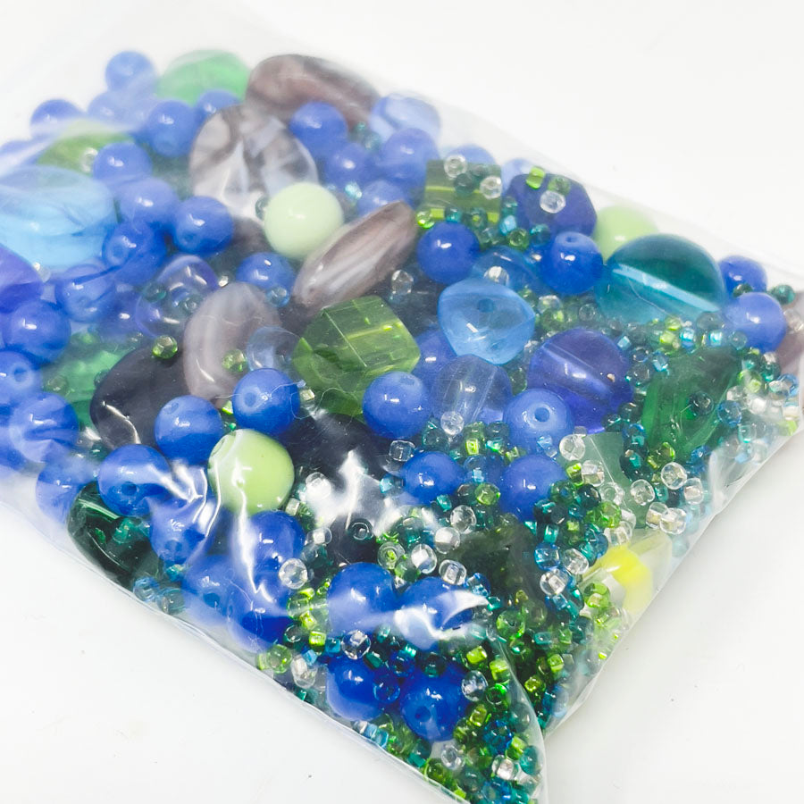 Blue Green Bead Soup Bundle