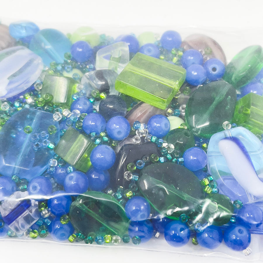 Blue Green Bead Soup Bundle