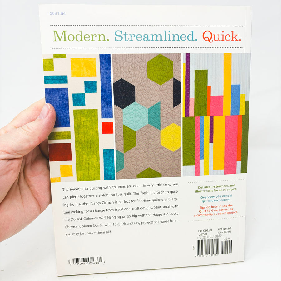 Quilt Column Quilts Book by Nancy Zieman