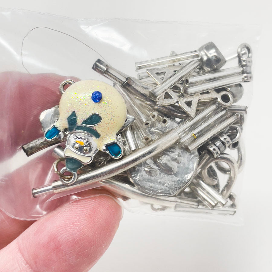 Small Metal Mix Bead & Pendant Bundle