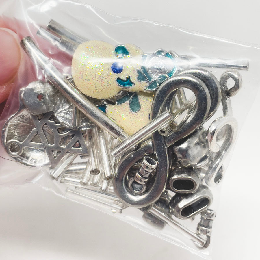 Small Metal Mix Bead & Pendant Bundle