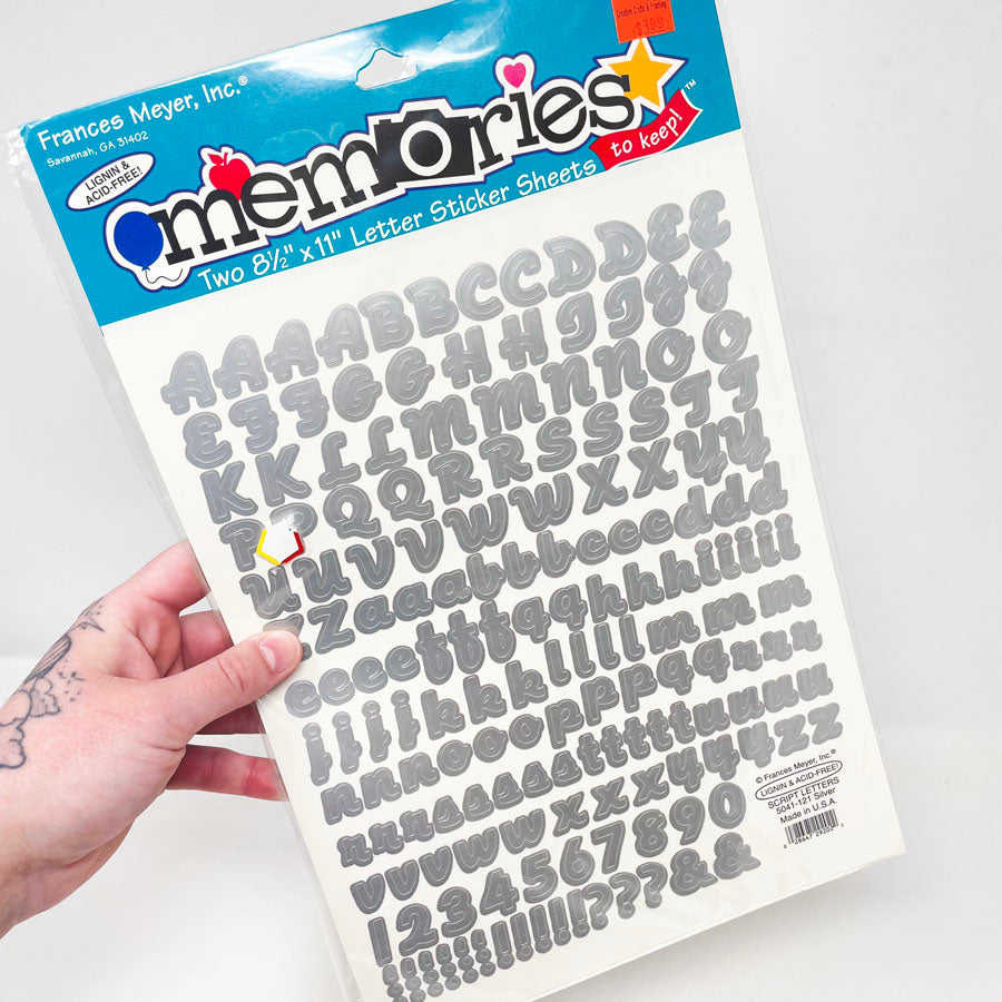 Frances Meyer Alphabet Stickers - Pick a Design