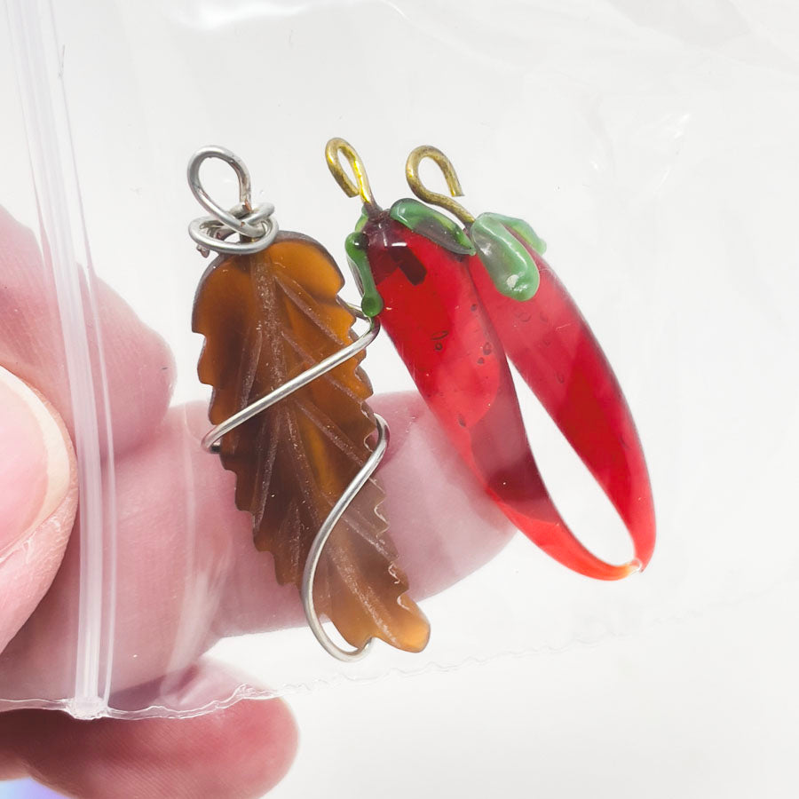 Colored Glass Charms