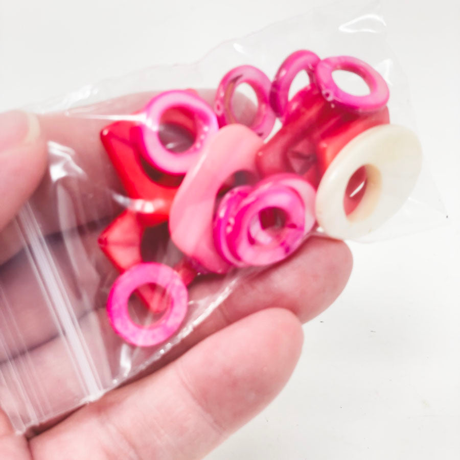 Shell Hoop Beads