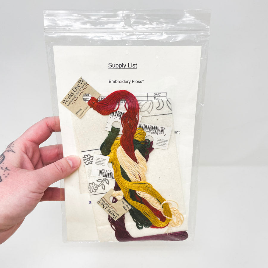 Applique Ornaments Kit For Punchneedle Embroidery by Charlotte Dudney