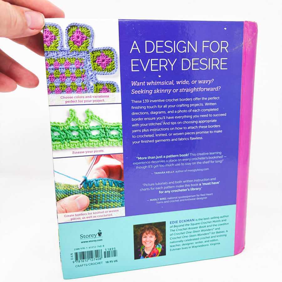 Every Which Way Crochet Borders Book by Edie Eakman