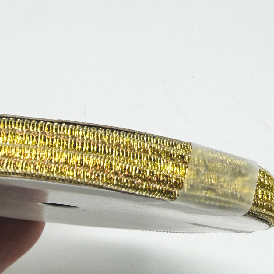 Thin Gold Polyester Ribbon Spool