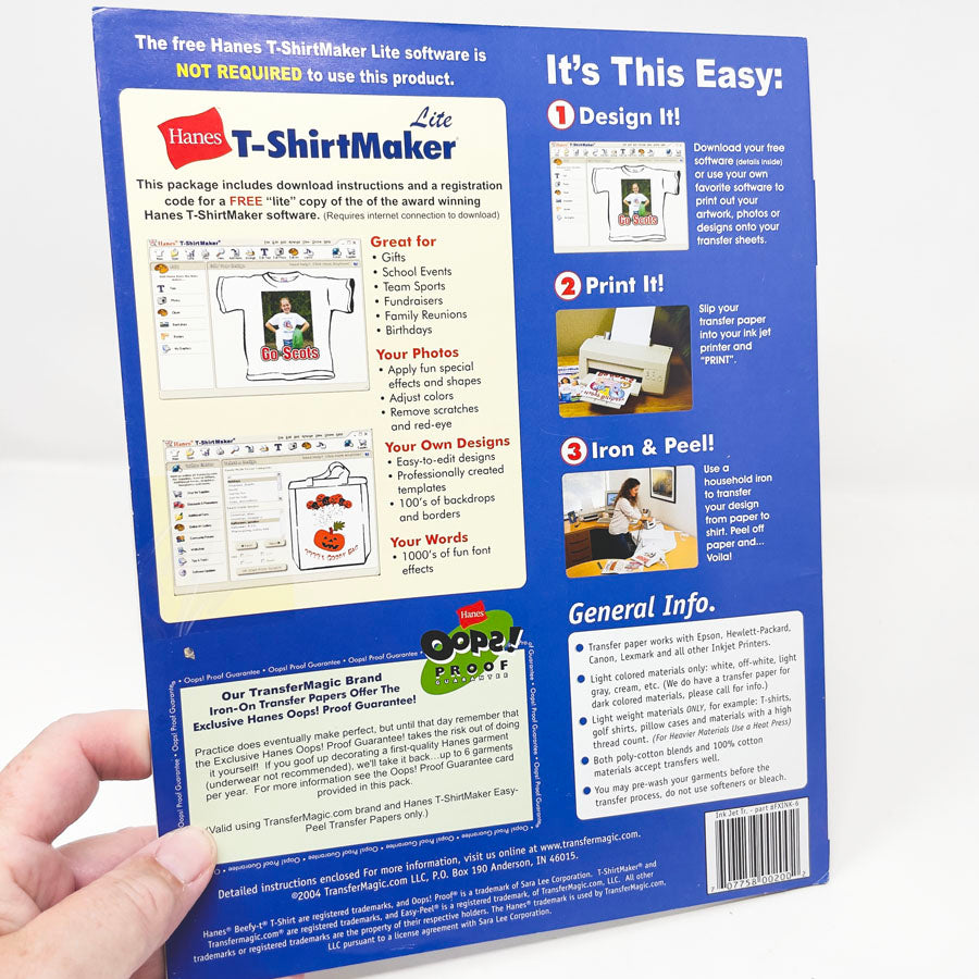 Inkjet Transfer Papper - 2 sheets