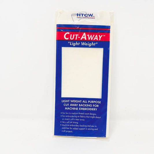 HTCW Light Weight Cut-Away Backing for Machine Emroidery