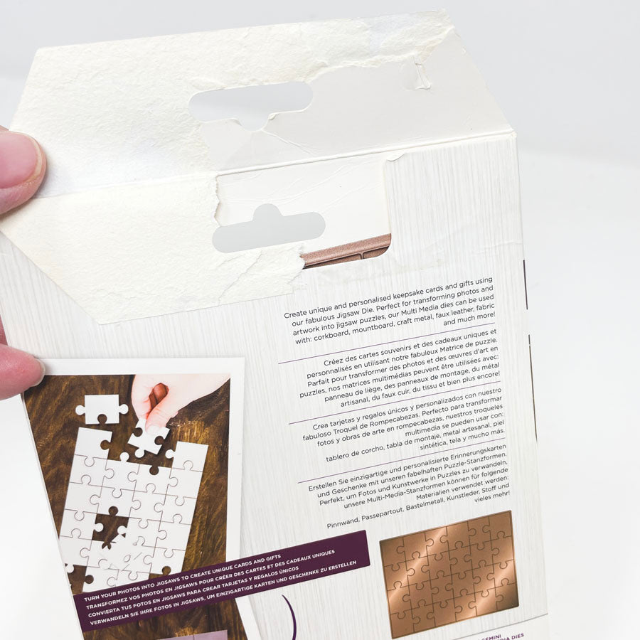 Crafters Companion Gemini Die - Jigsaw 5" x 7"