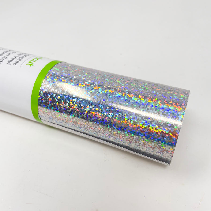 Cricut Holographic Sparkle Vinyl - Silver