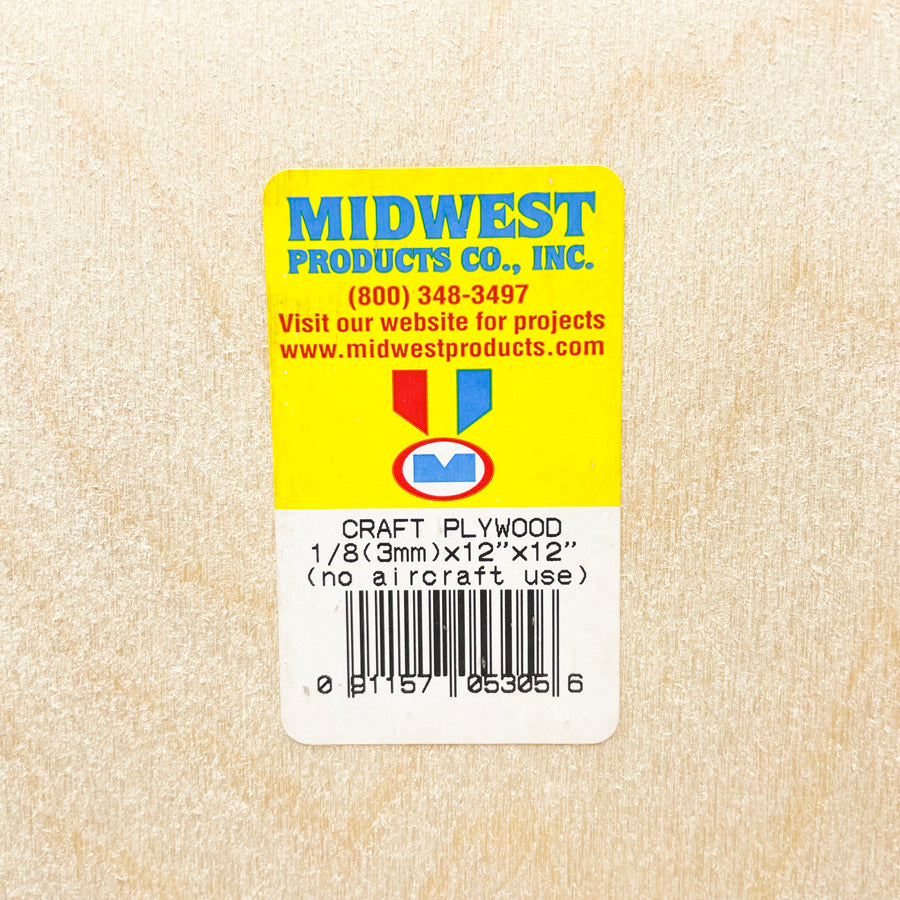Two 12" Square Plywood Sheets
