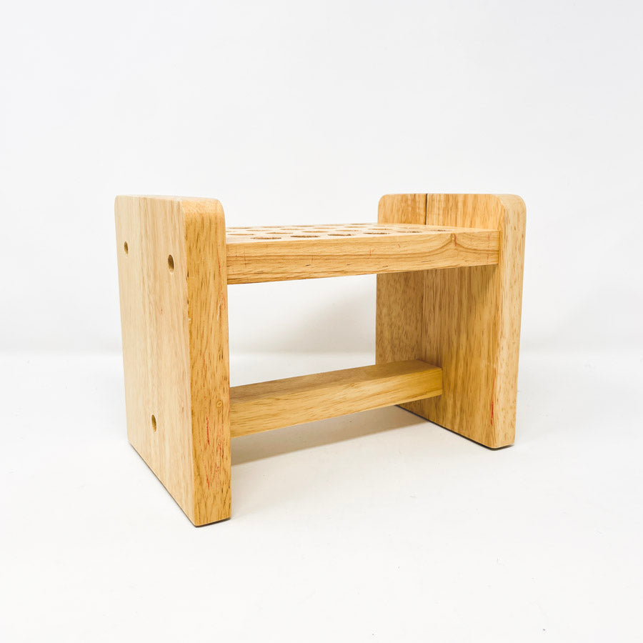 Wood Stand with 24 Divider Holes