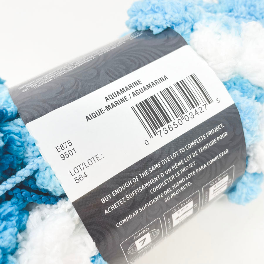 Red Heart Pomp-a-Doodle Yarn - Aqua