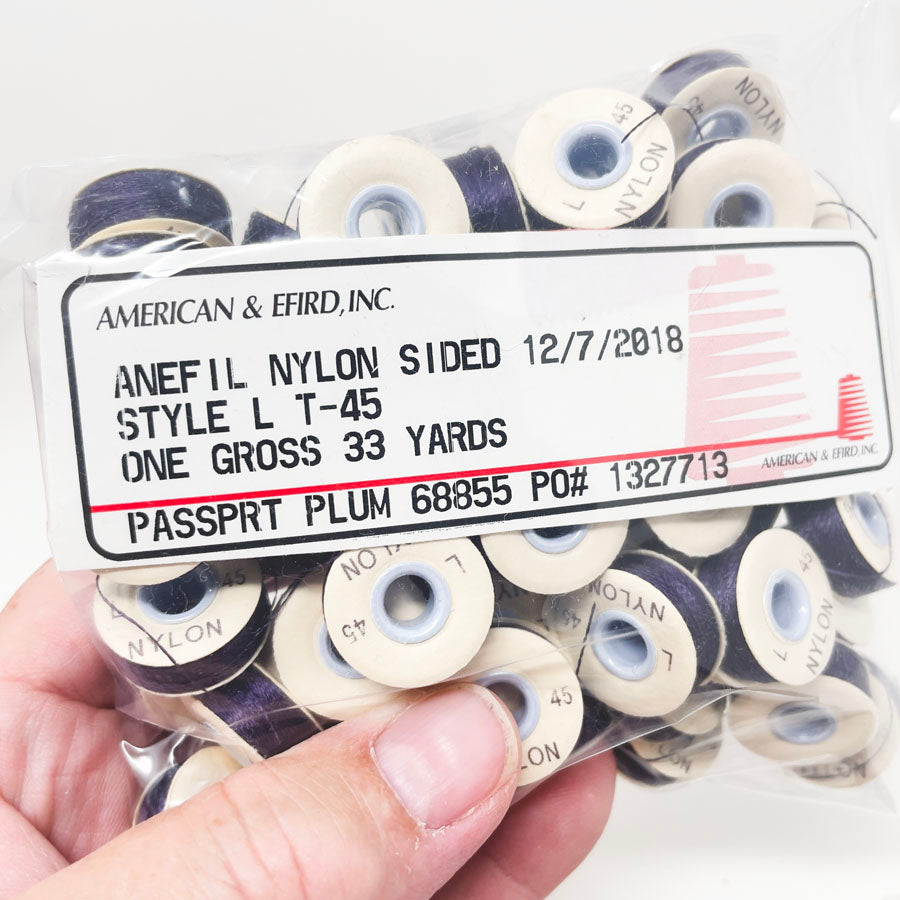 American & Efird Plum Nylon Thread