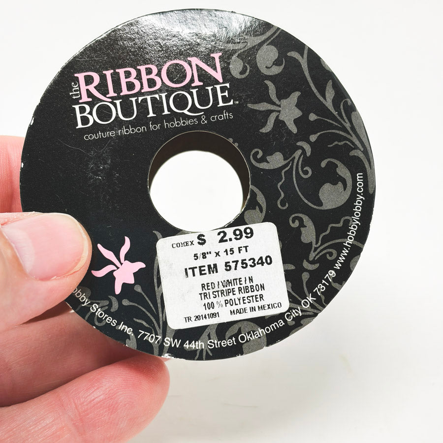 TriStripe 5/8" Grosgrain Ribbon Spool – The Ribbon Boutique