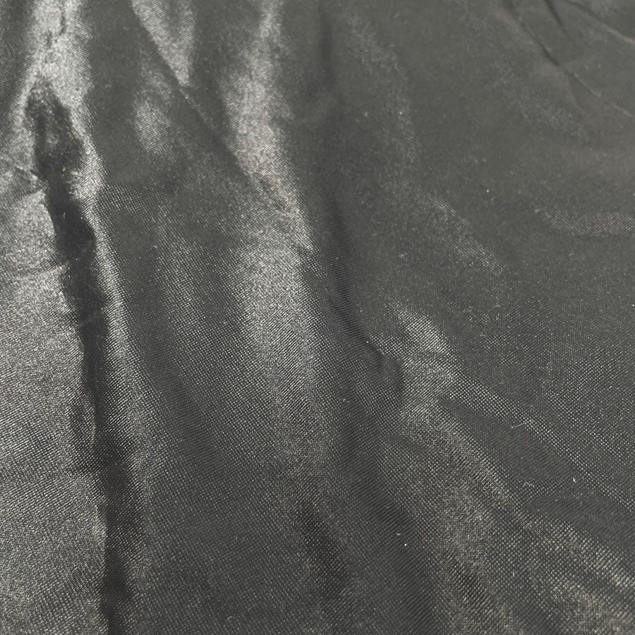 2 yards - Black Polyester Fabric