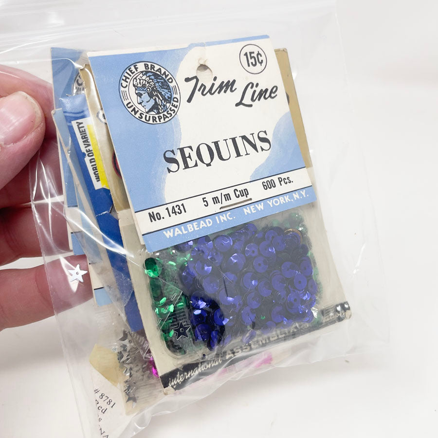 Trim Line Sequins Mult-Color Pack