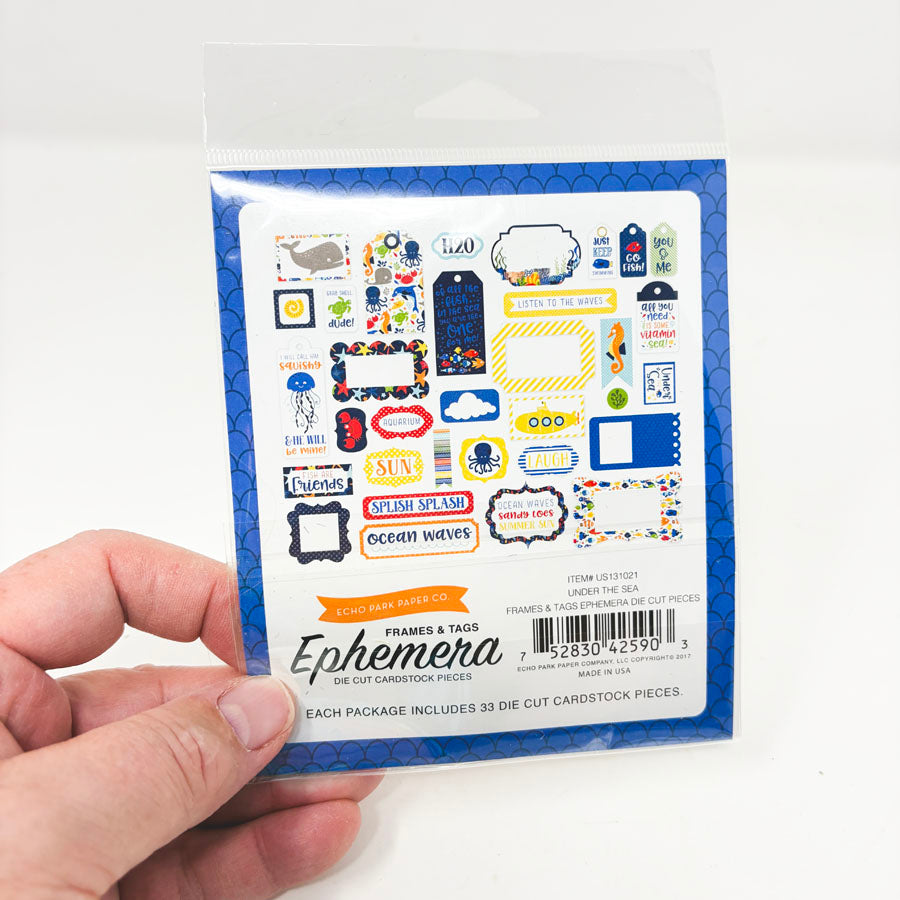 Under the Sea Ephemera Pack by Echo Park