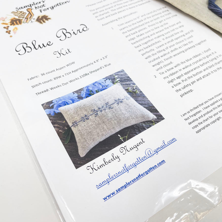 Blue Bird Kit by Samplers Not Forgotten