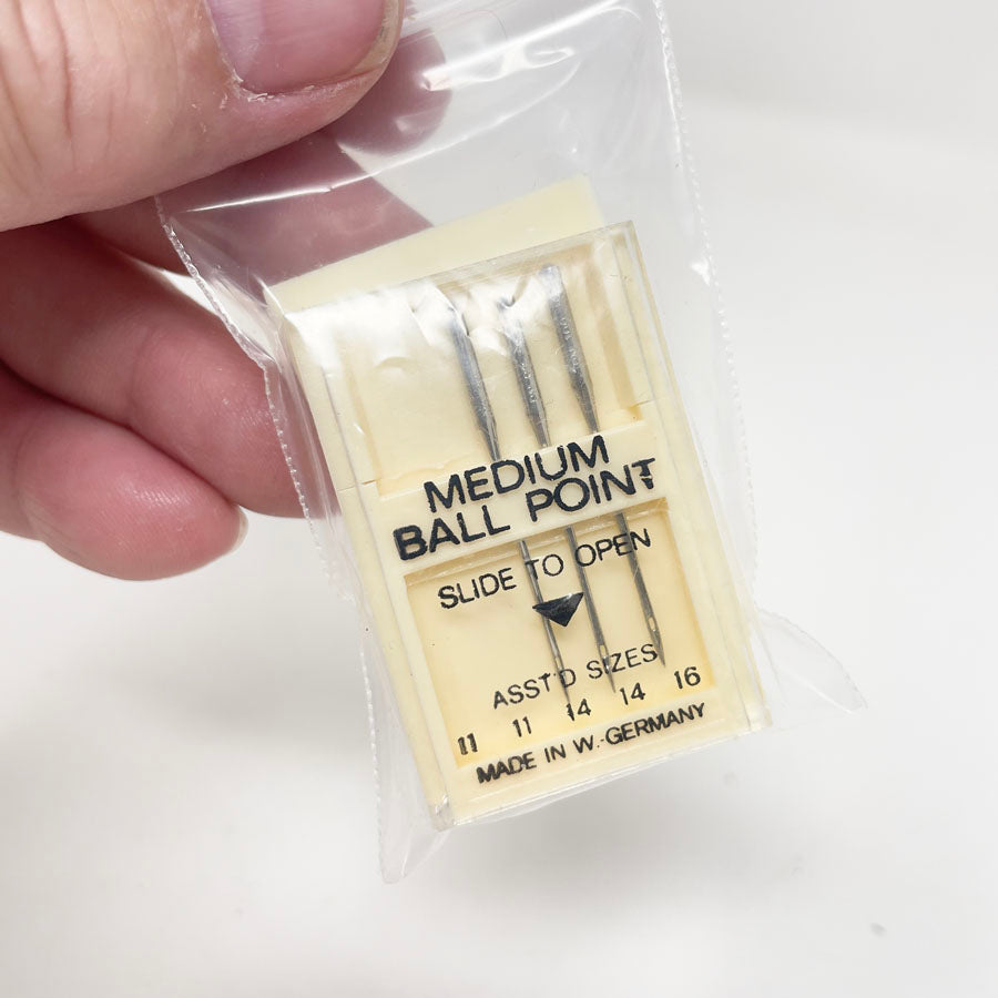 Ball Point Sewing Machine Needles- Assorted Size Pack