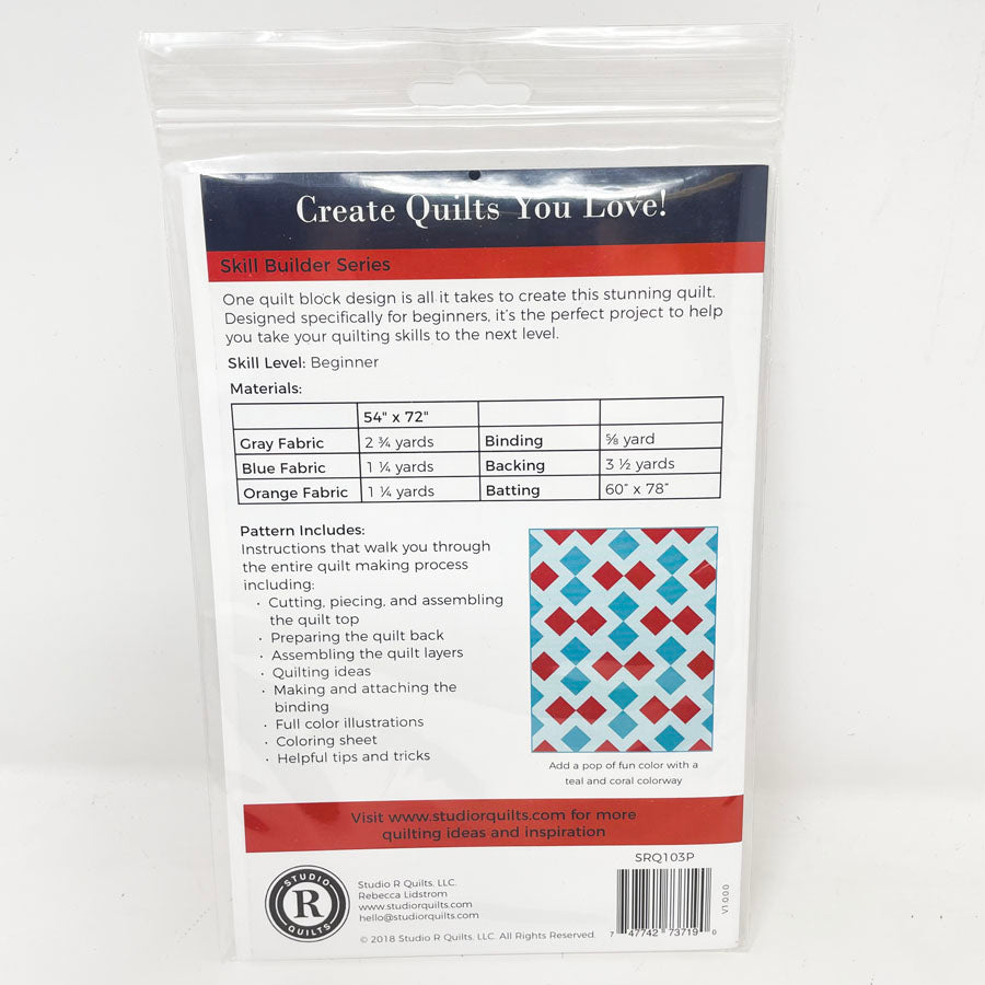 Two Step Quilt Pattern by Studio R Quilts