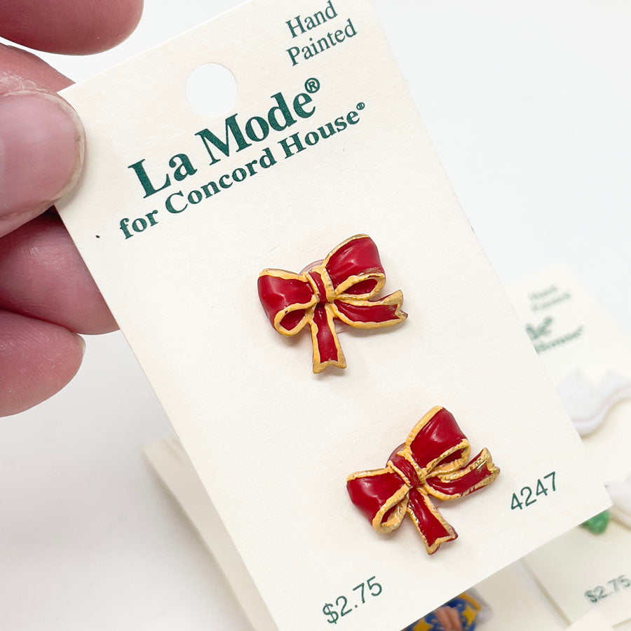 La Mode for Concord House Holiday buttons- multiple designs