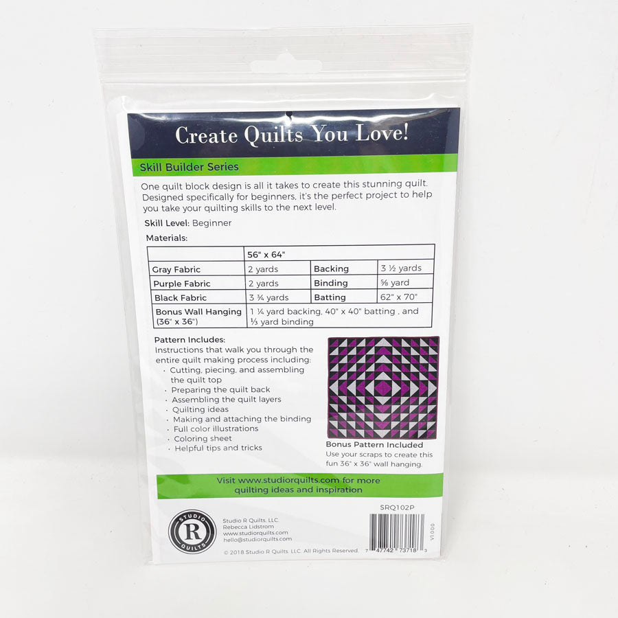 Diamond Daze Quilt Pattern by Studio R Quilts