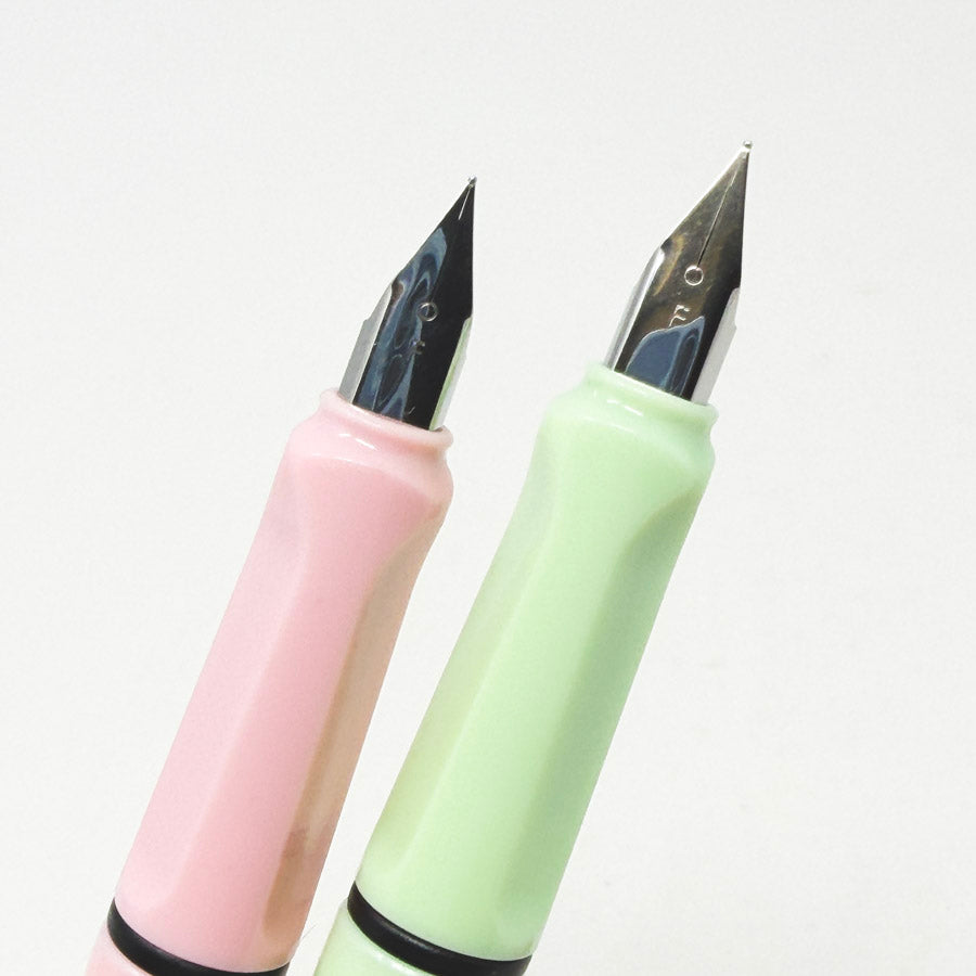 Refillable Fountain Pens in Mint & Pink (2)