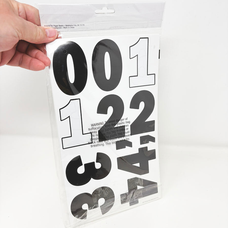 The Paper Studio Alphabet and Number Stickers