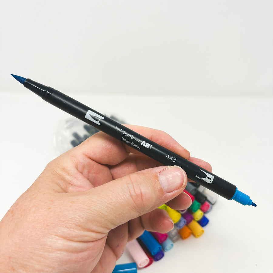 Tombow Dual Brush Pen Art Marker 30 pc Set with Blender