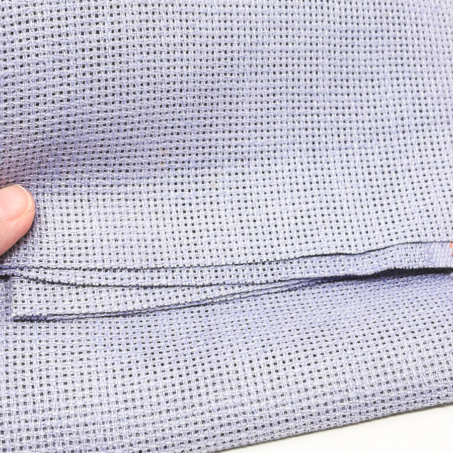 Soft Deep Lavender Aida – appx 12 Count – 26" x 17"