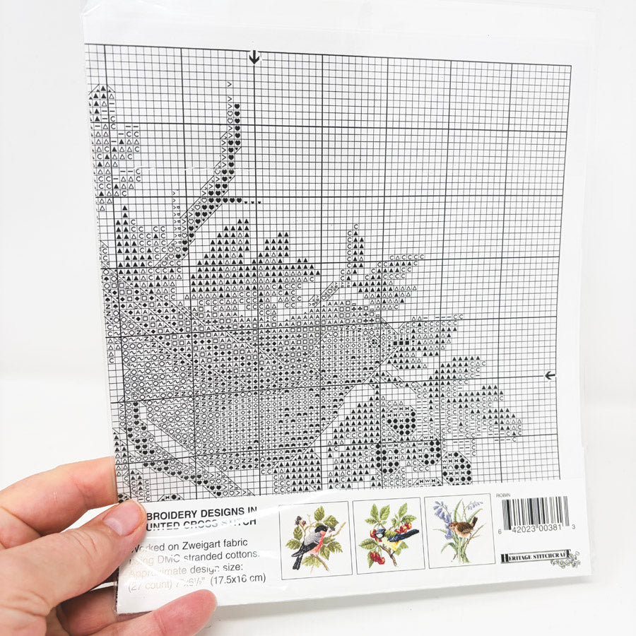 Heritage Stitchcraft Wren and Robin Patterns by David Merry