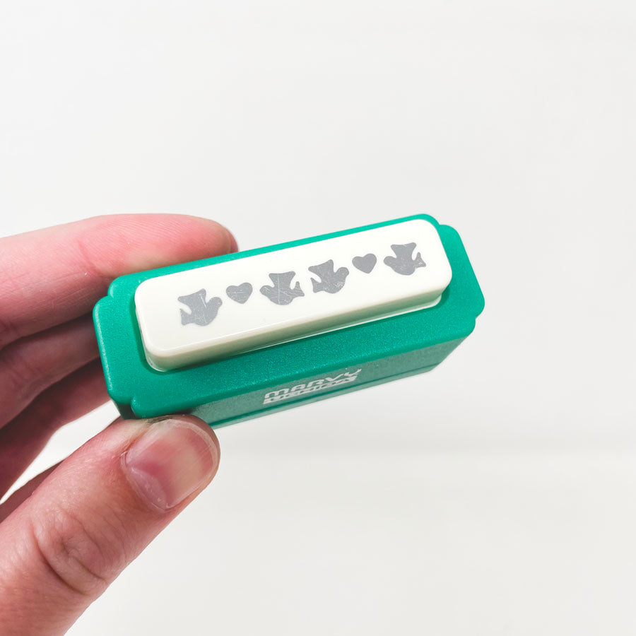 Marvy Uchida Dove & Heart Banner Paper Punch