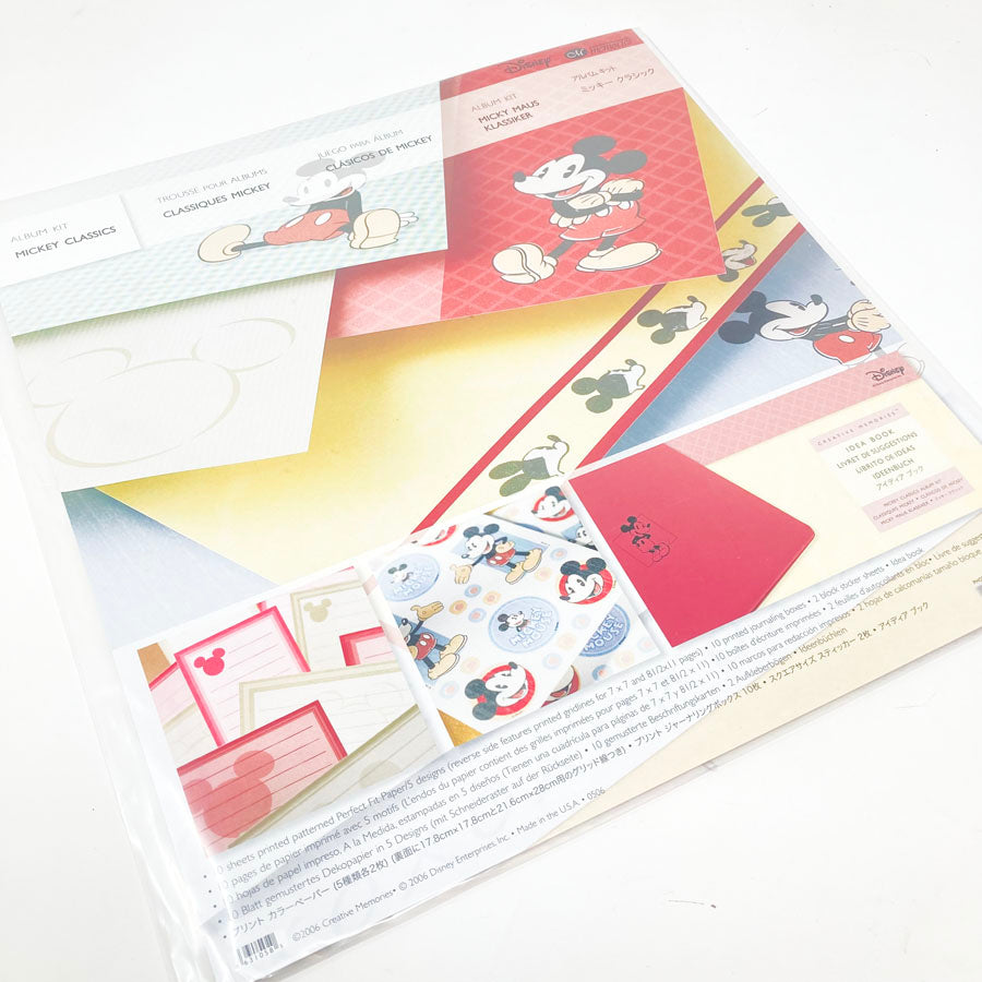 Creative Memories Mickey Classics Idea Book & Paper Pack