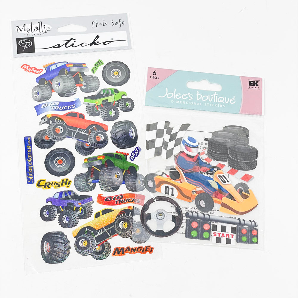 Vehicles Sticker Bundle