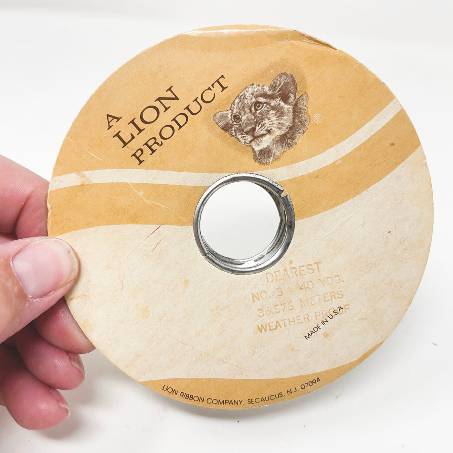 A Lion Product- Gold Sparkle Ribbon