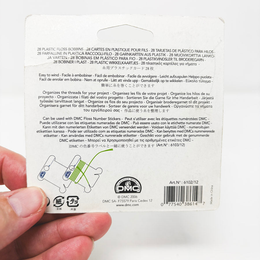 DMC Floss Bobbins 56 ct