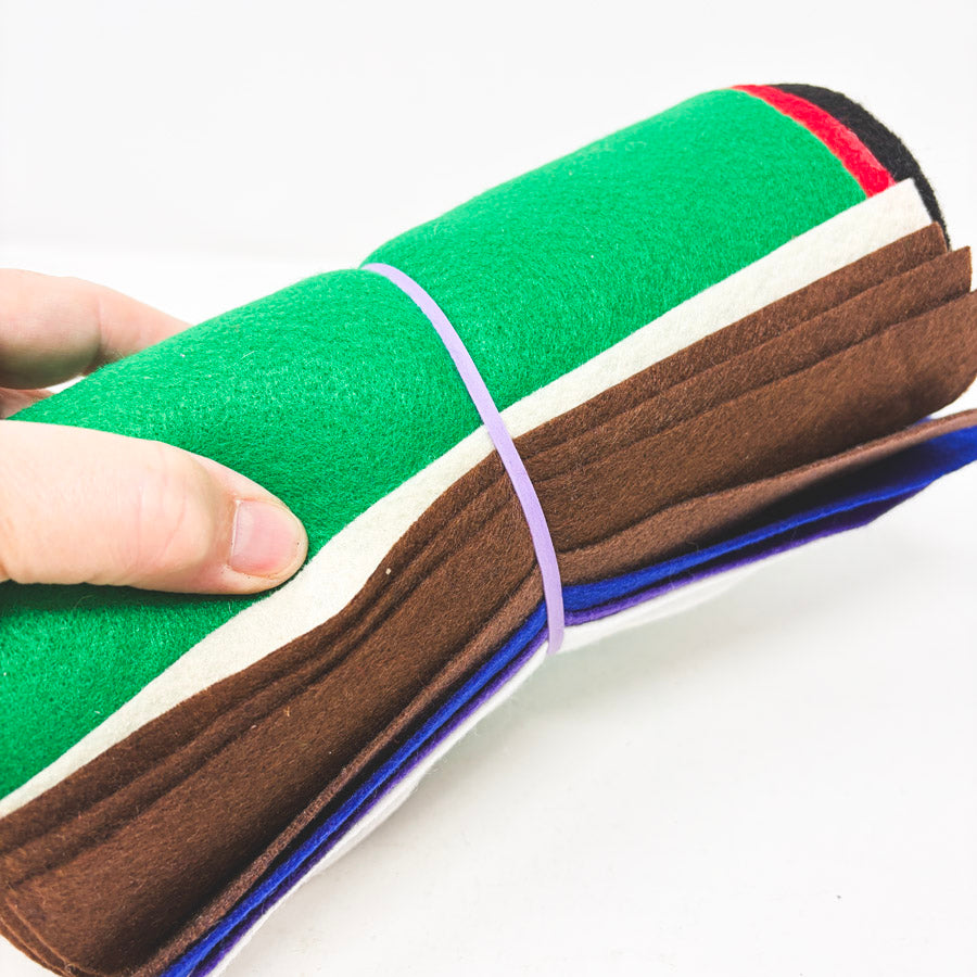 Bundle of Colorful Craft Felt Sheets