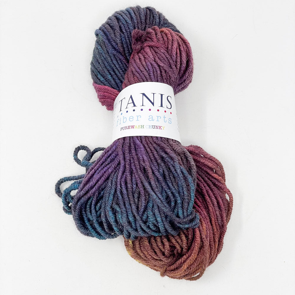 Tanis Fiber Arts - Hand Dyed Purewash Chunky - Tartan